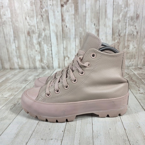 Converse Chuck Taylor All Star Lugged Platform High Top Sneakers Pink Women US 5 - Picture 2 of 8